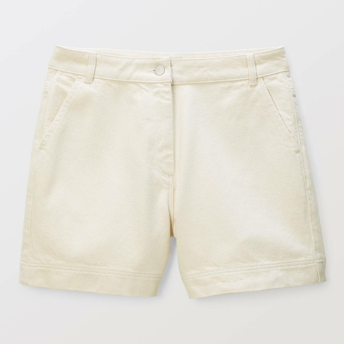 Short en denim ecru, MONOPRIX