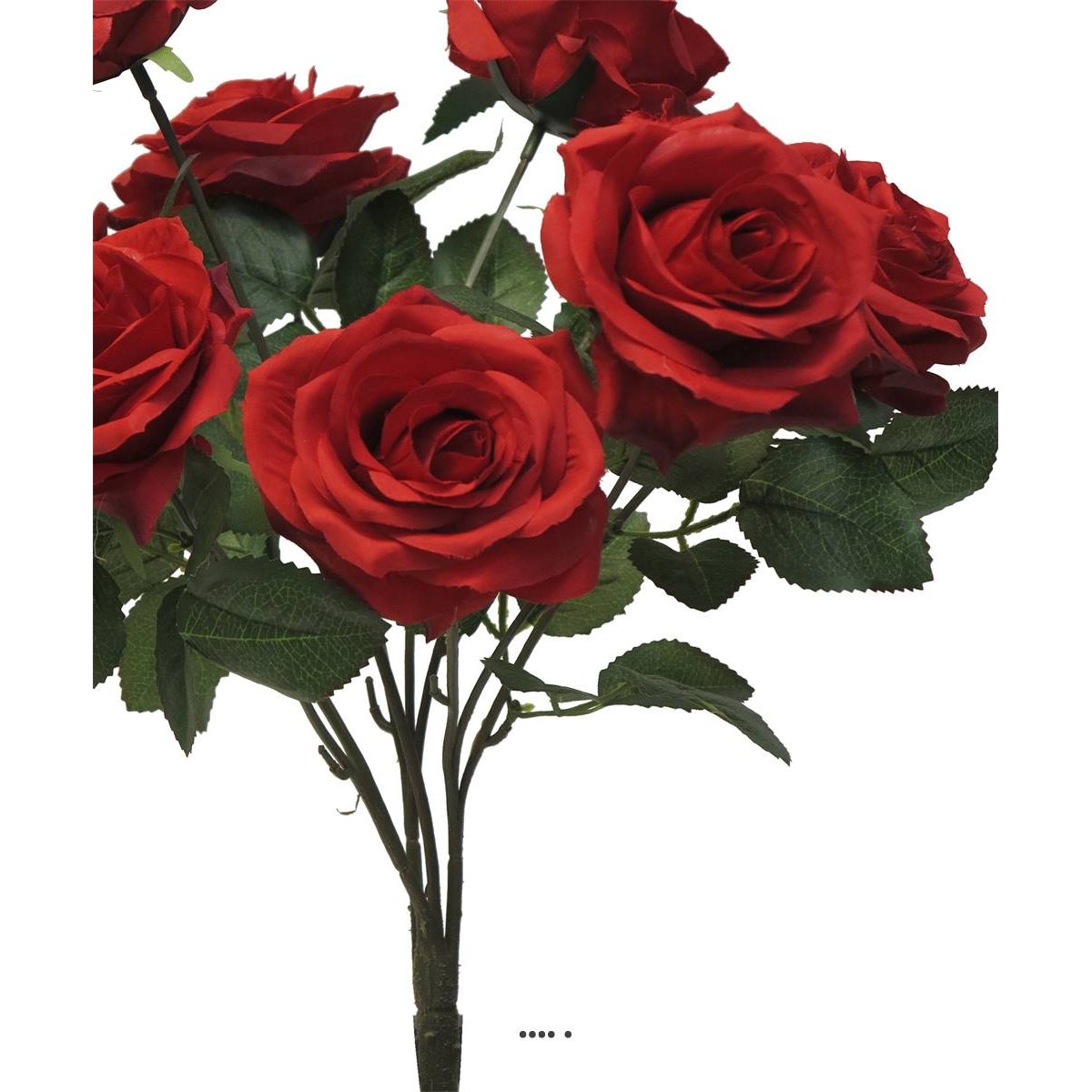 Bouquet de rose Paris artificielle, 10 tête rouge, ARTIFICIELLES