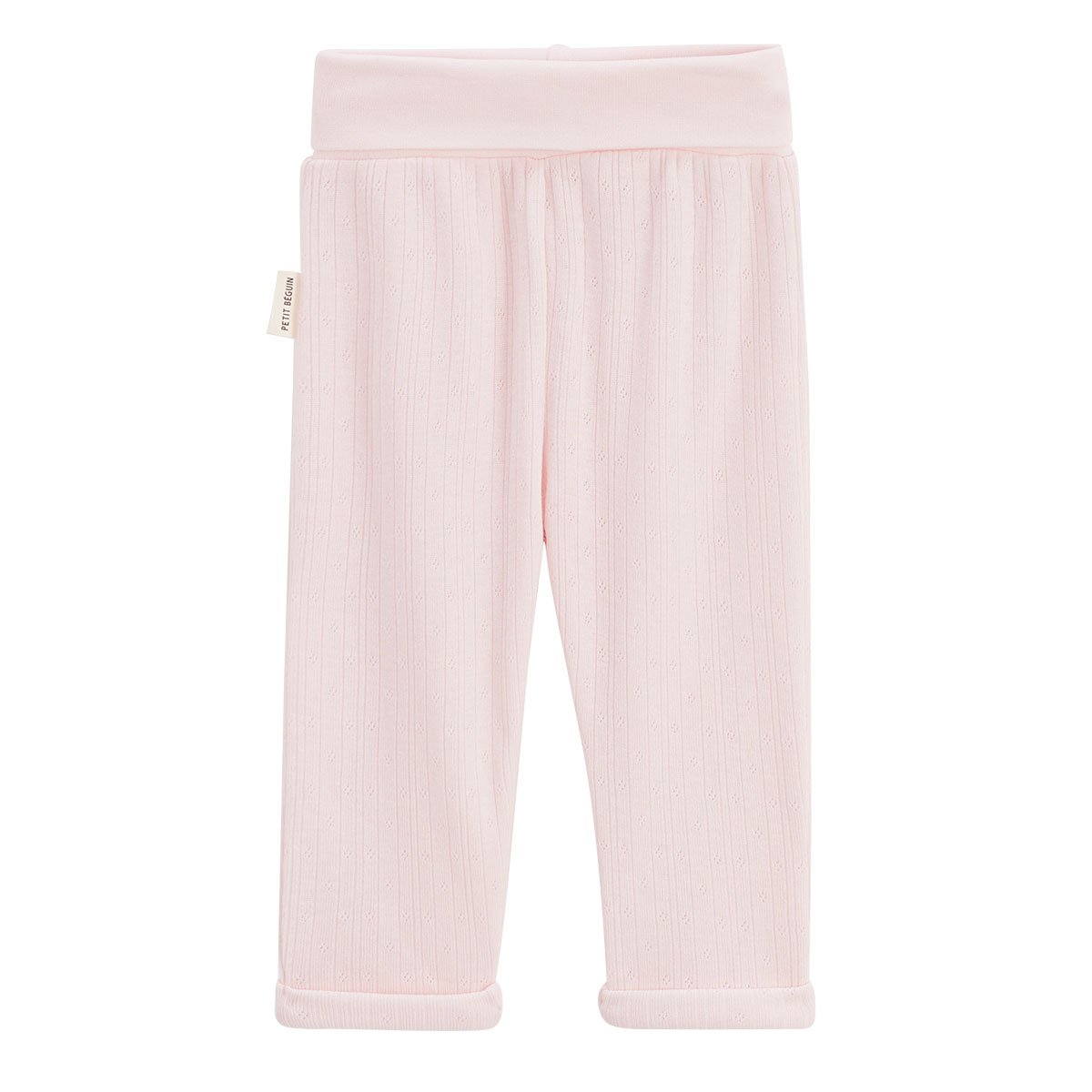 Ensemble body bébé et pantalon en pointelle Badian ecru, PETIT BEGUIN
