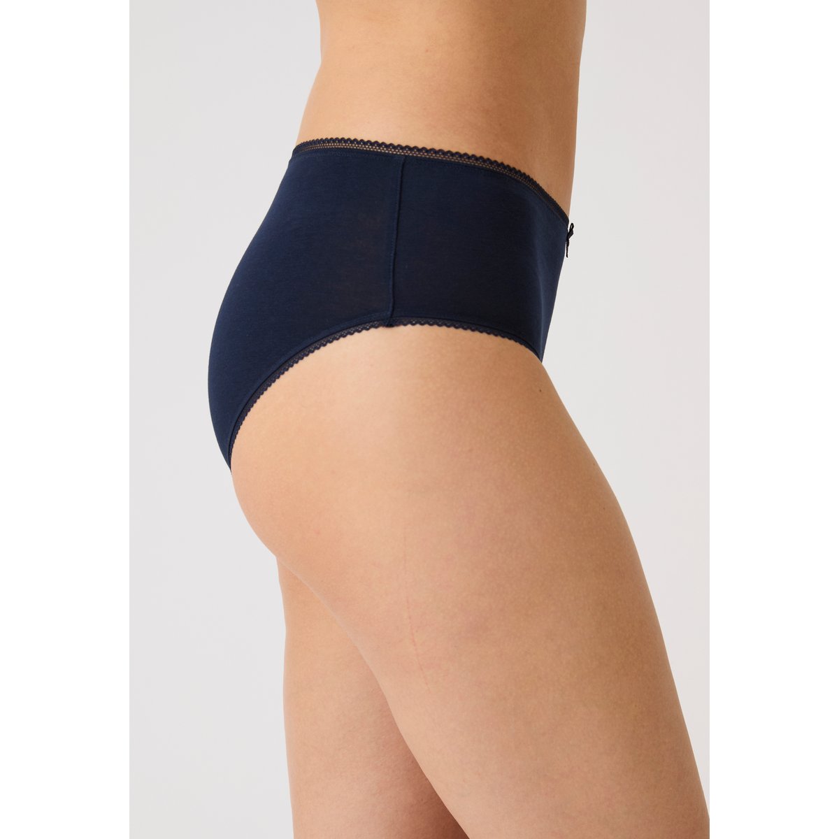 Culottes midi - Lot de 4 assortis bleu, DAMART