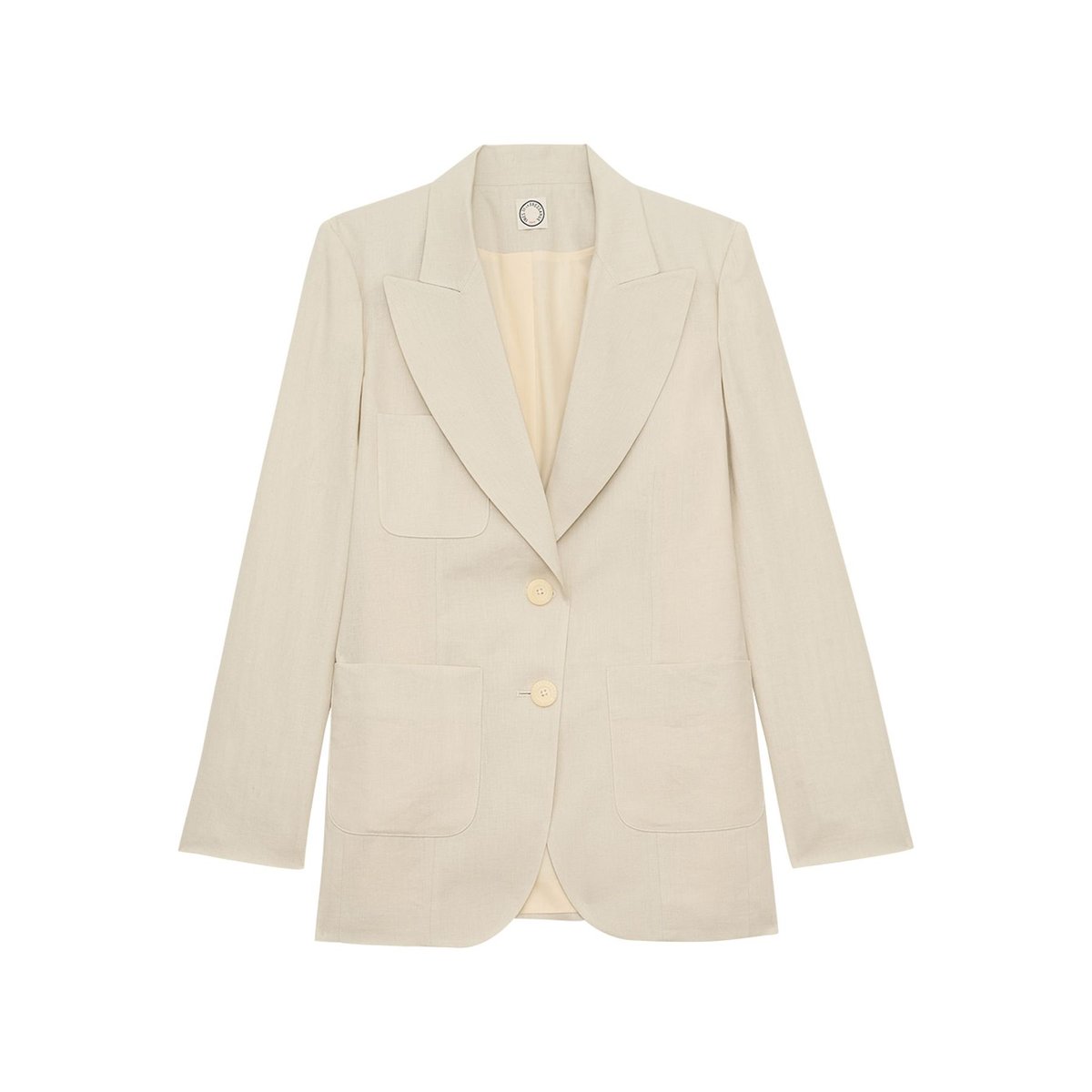 Veste Thadée en lin ecru, INES DE LA FRESSANGE PARIS