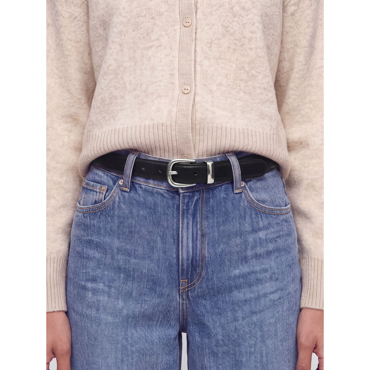 Ceinture En Cuir noire - black, JJXX