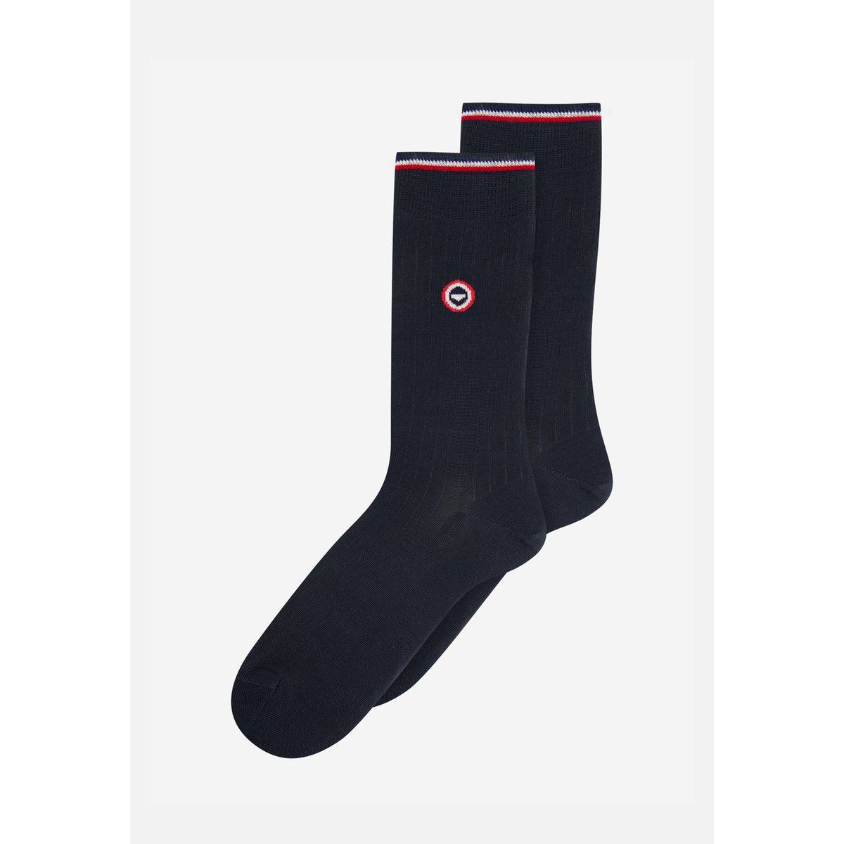 Lot de 3 chaussettes mi-hautes Lucas bleu anthracite noir, LE SLIP FRANCAIS