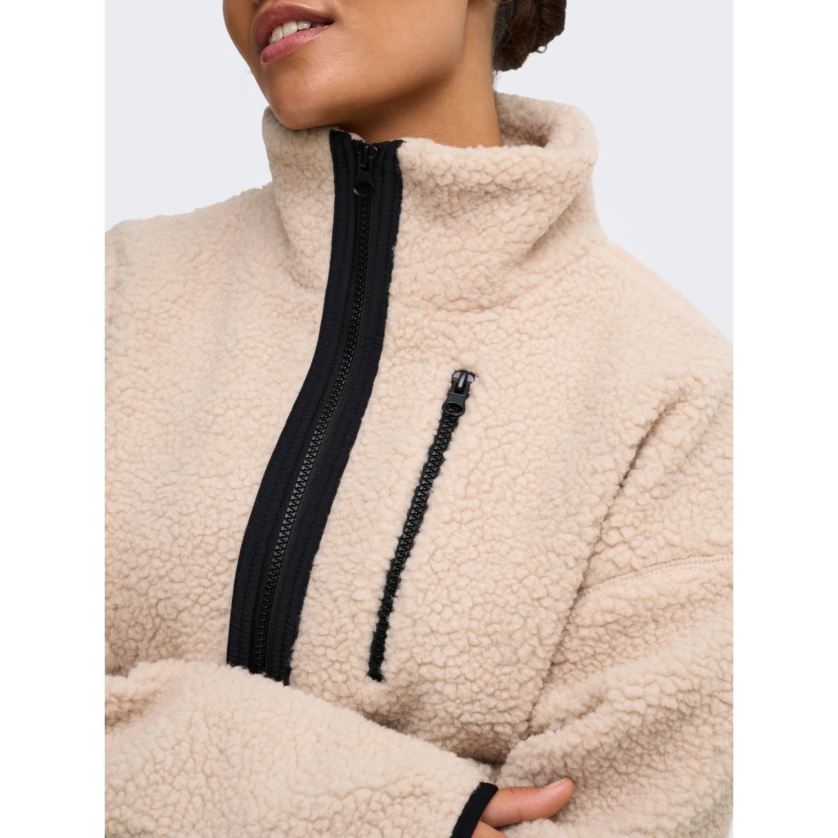Veste En Polaire marron - nomad 1, ONLY PLAY