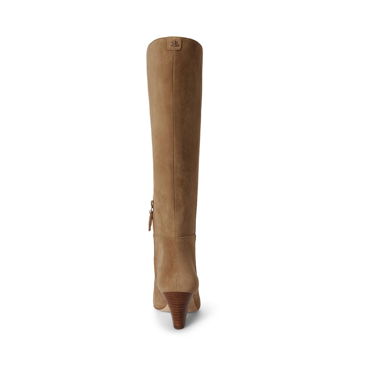 Stiefel mit Absätzen, aus Wildleder, EMERSYN kamel, LAUREN RALPH LAUREN