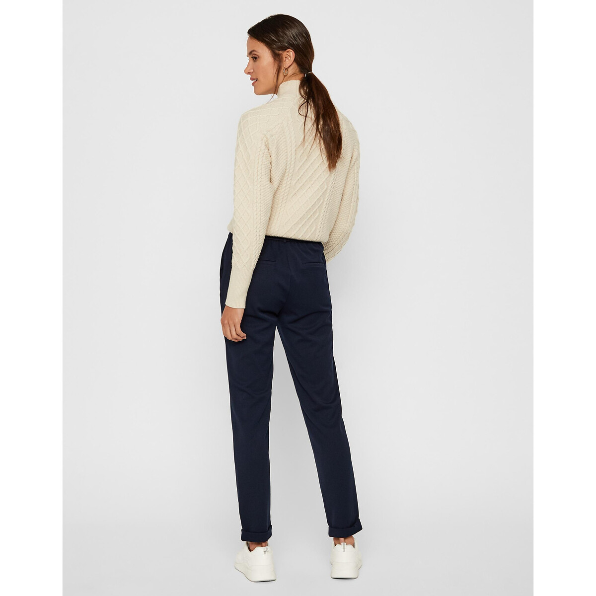 Pantalon droit marine, VERO MODA