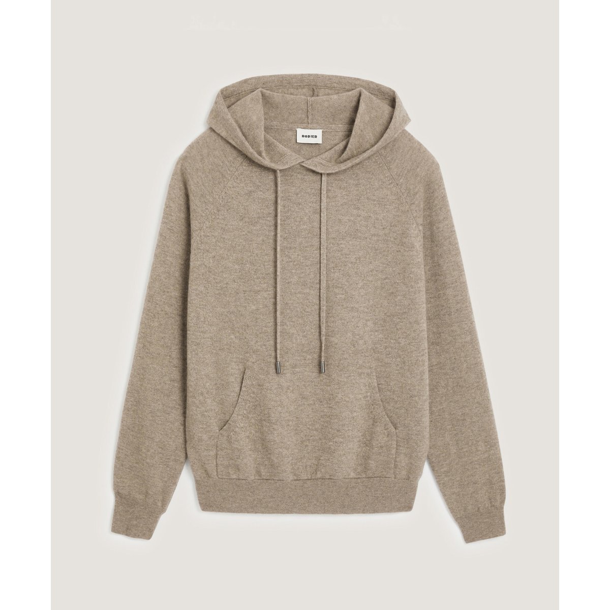 Pull à capuche en cachemire beige, RODIER