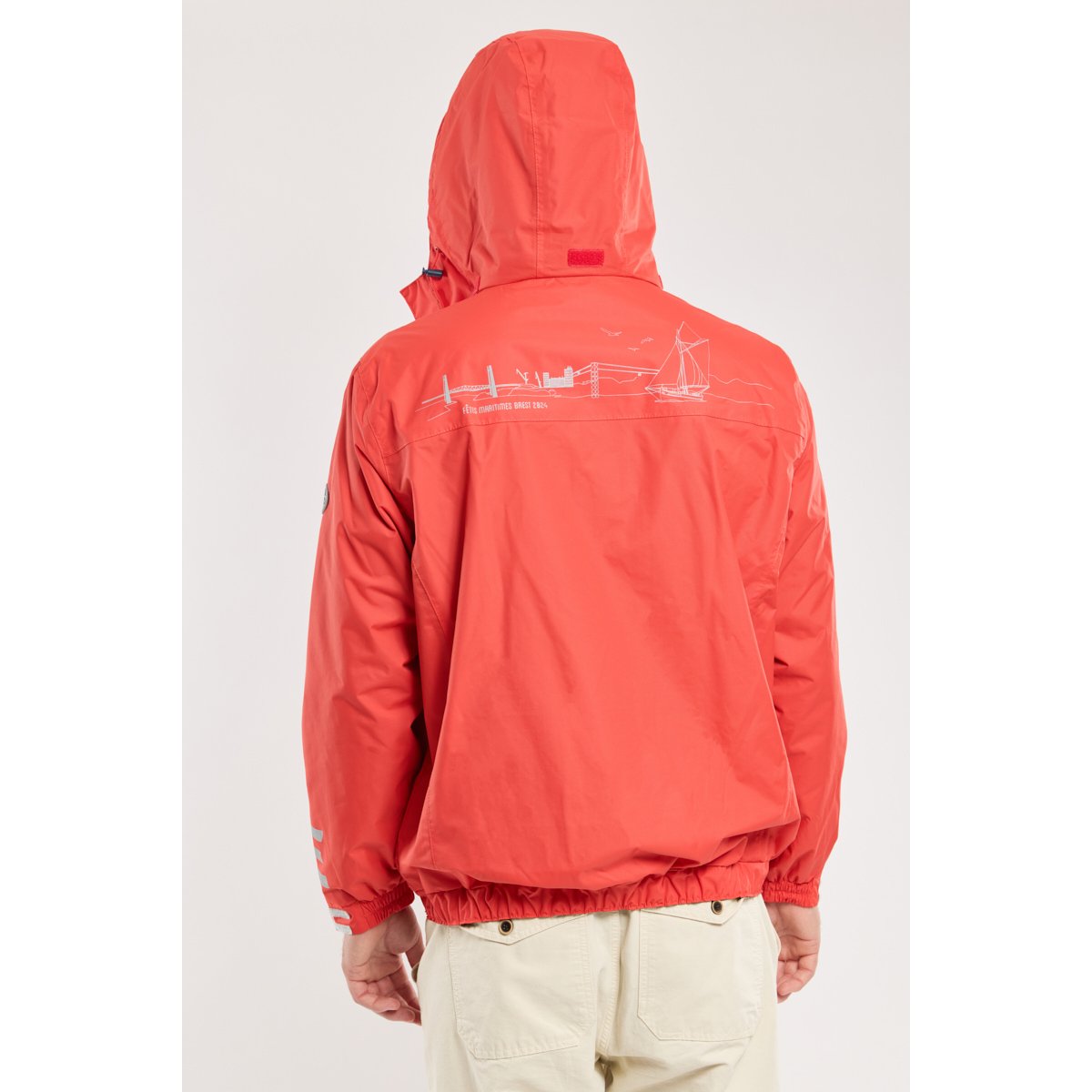 Blouson imperméable pompon, ARMOR-LUX