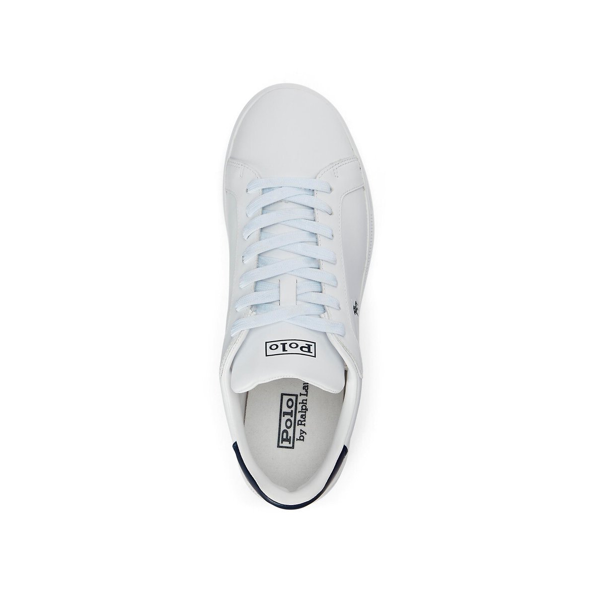 Baskets cuir Hrt Court 2 blanc, POLO RALPH LAUREN
