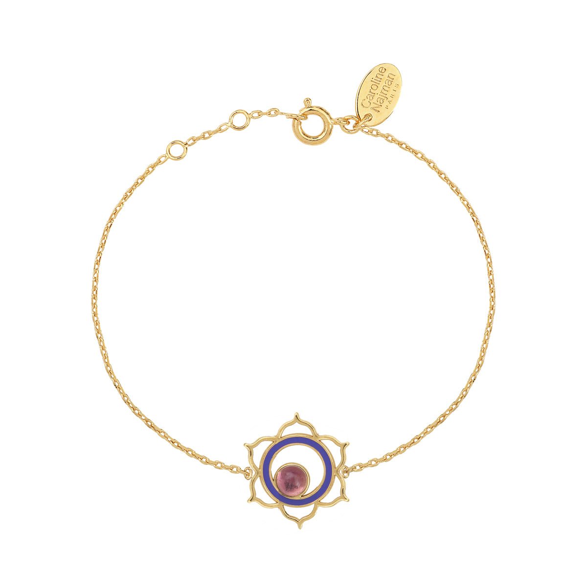 Bracelet chakras "i feel" amethyste violet, CAROLINE NAJMAN