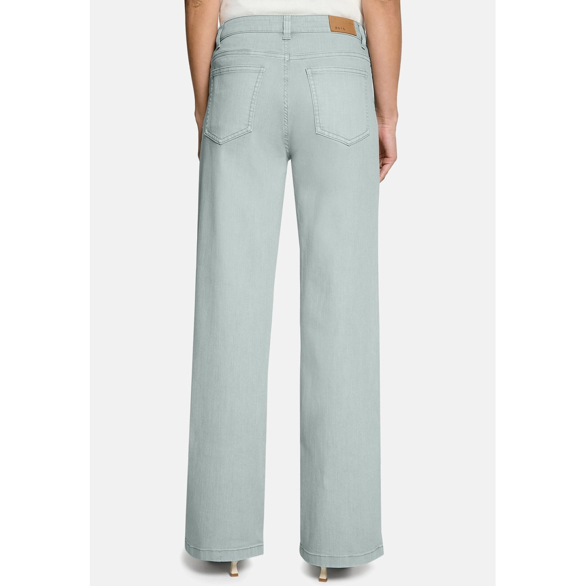 Jean modern fit à jambes larges silver blue, ZERO
