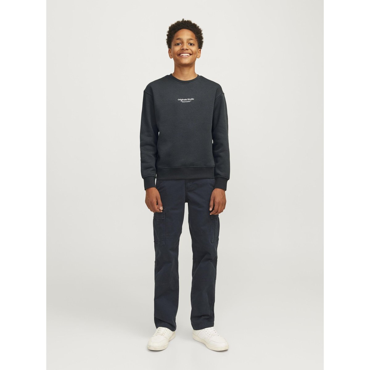 Sweat-Shirt grise - forest river, JACK & JONES JUNIOR