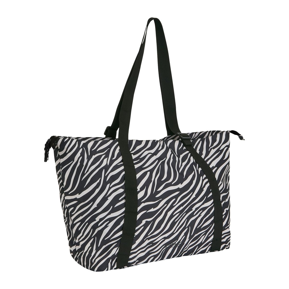 Tote bag motif/style imprimé zèbre BOULDER noir, REGATTA