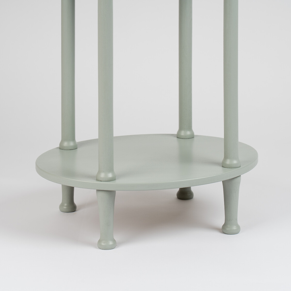 Sequoia Two-Tier Oval Side Table blue grey, SO'HOME