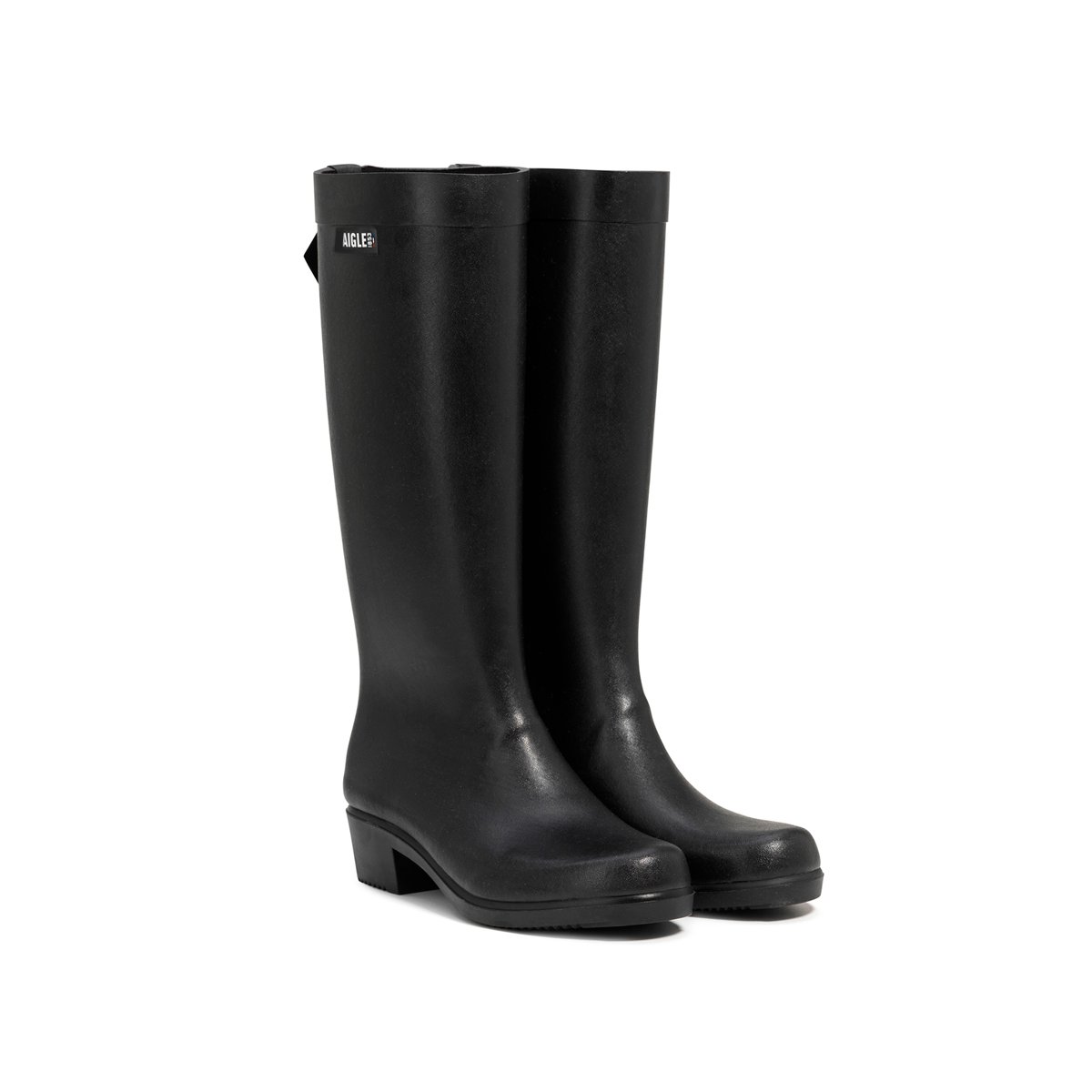 Bottes de pluie à talons MYRICA noir, AIGLE