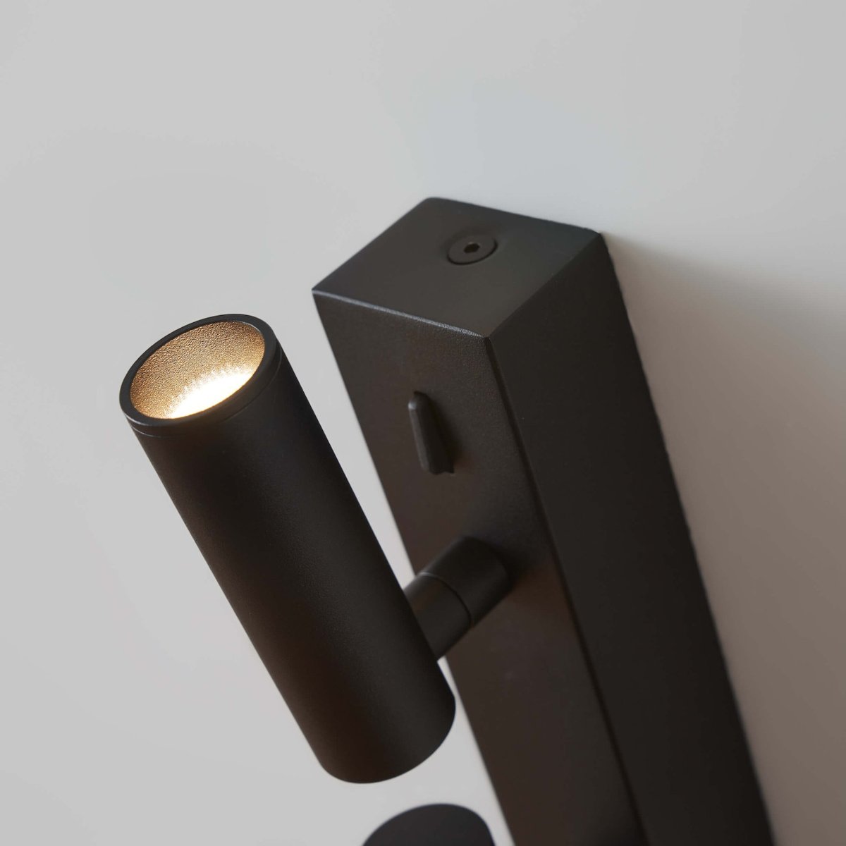 Applique compacte double liseuse LED - ELENKA noir, KOSILUM
