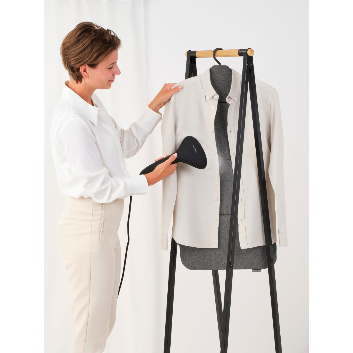 Housse table à repasser Planche défroisseur pliable pepper Black pepper black, BRABANTIA
