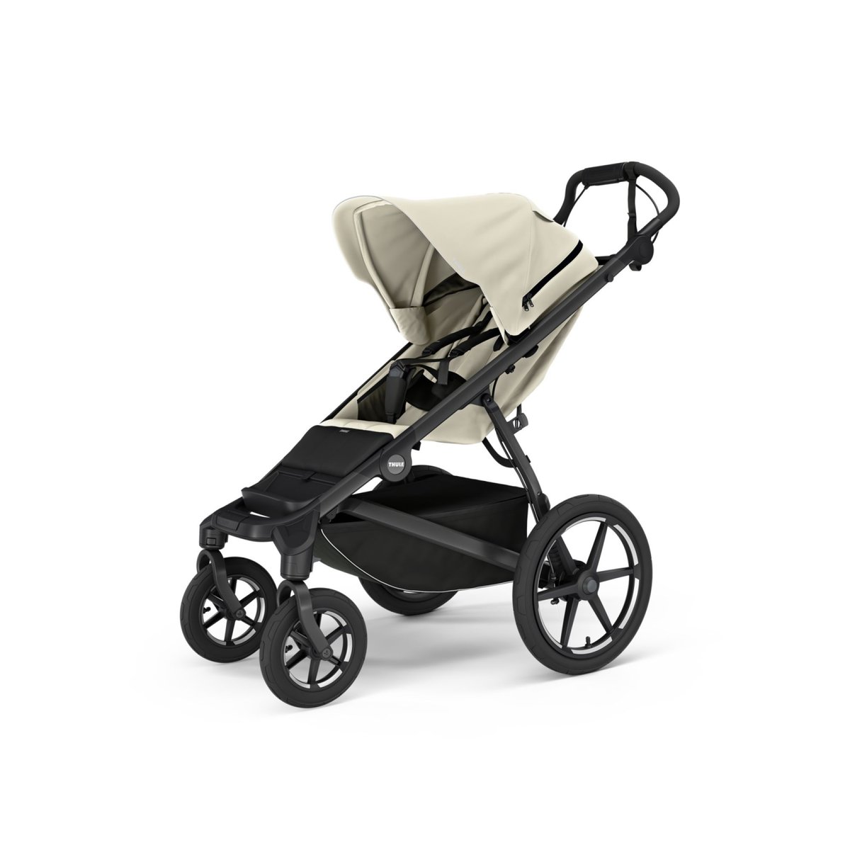 Poussette duo Urban Glide 4 + nacelle Urban Glide beige, THULE