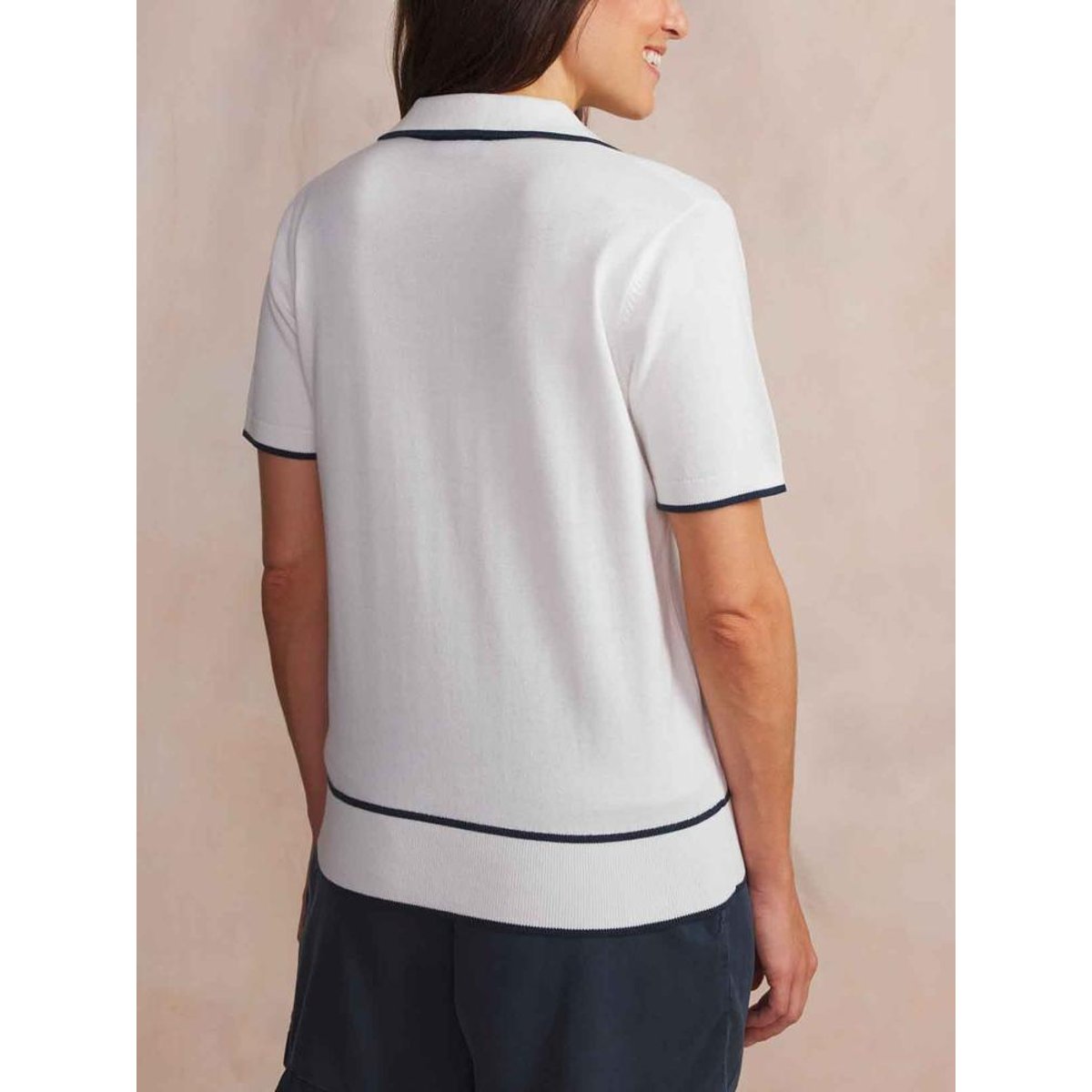 Pull col polo MANAEPOL arctique, TBS