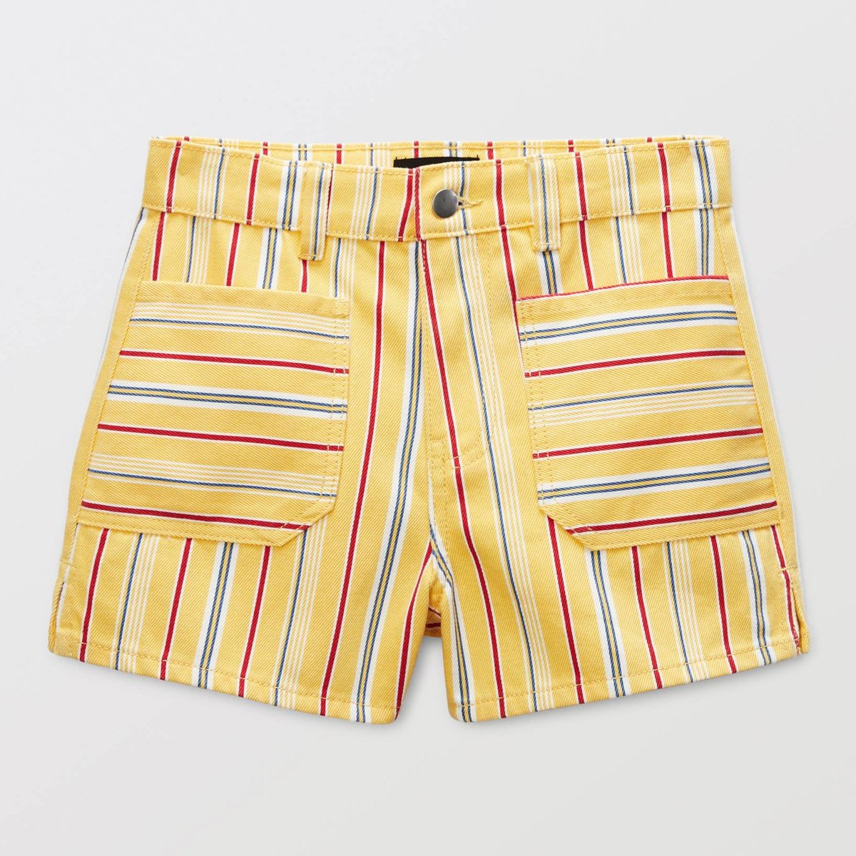 Short en twill rayé pastille, MONOPRIX