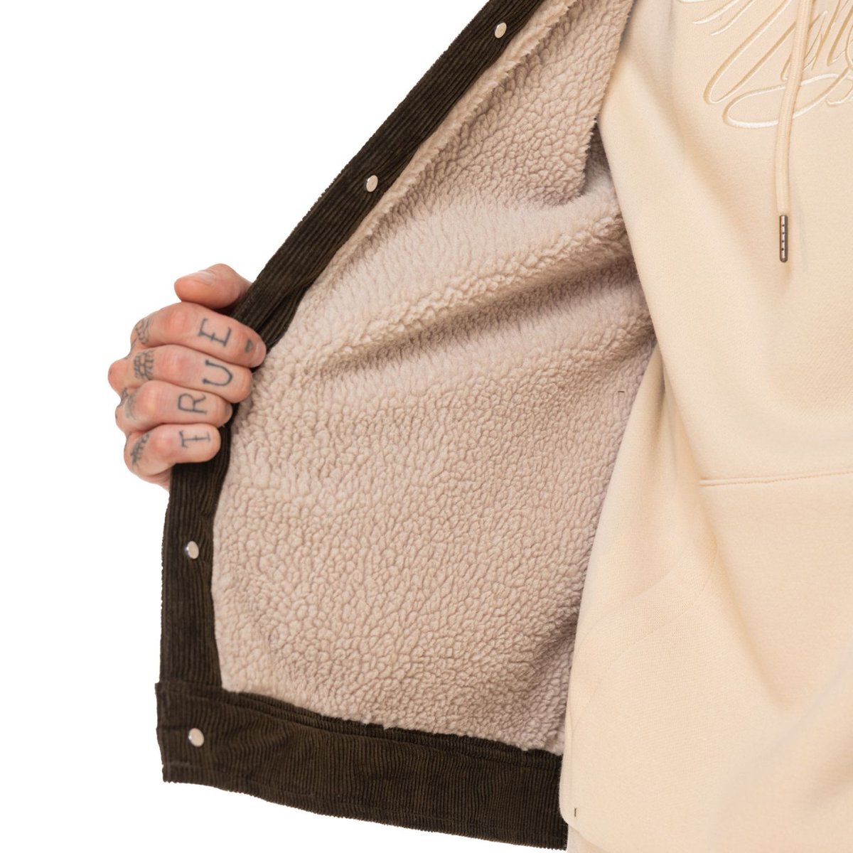 Blouson coton JAMS kaki/beige/noir, VON DUTCH
