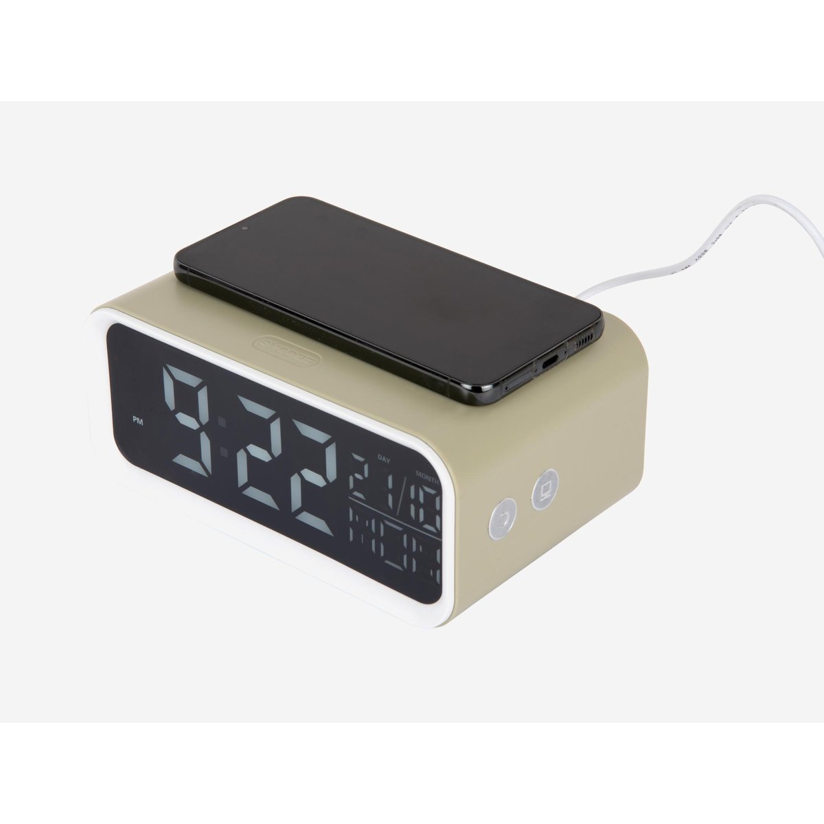 Réveil Thermoplaste CHUNKY LED thé vert, KARLSSON