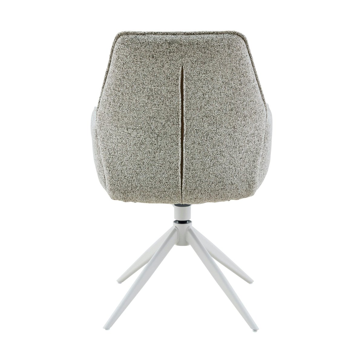 Chaise pivotante à accoudoirs (lot de 2) CORTINA greige, PIER IMPORT