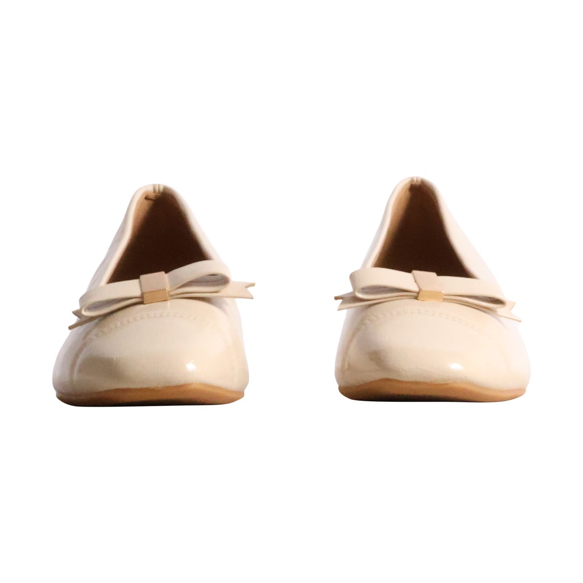Ballerine à Talon R And B blanc, ENZA NUCCI