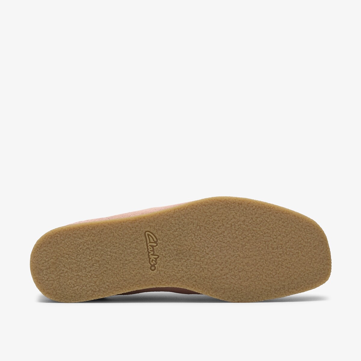 Chaussures Wallabee Evo en cuir suédé rose pale, CLARKS