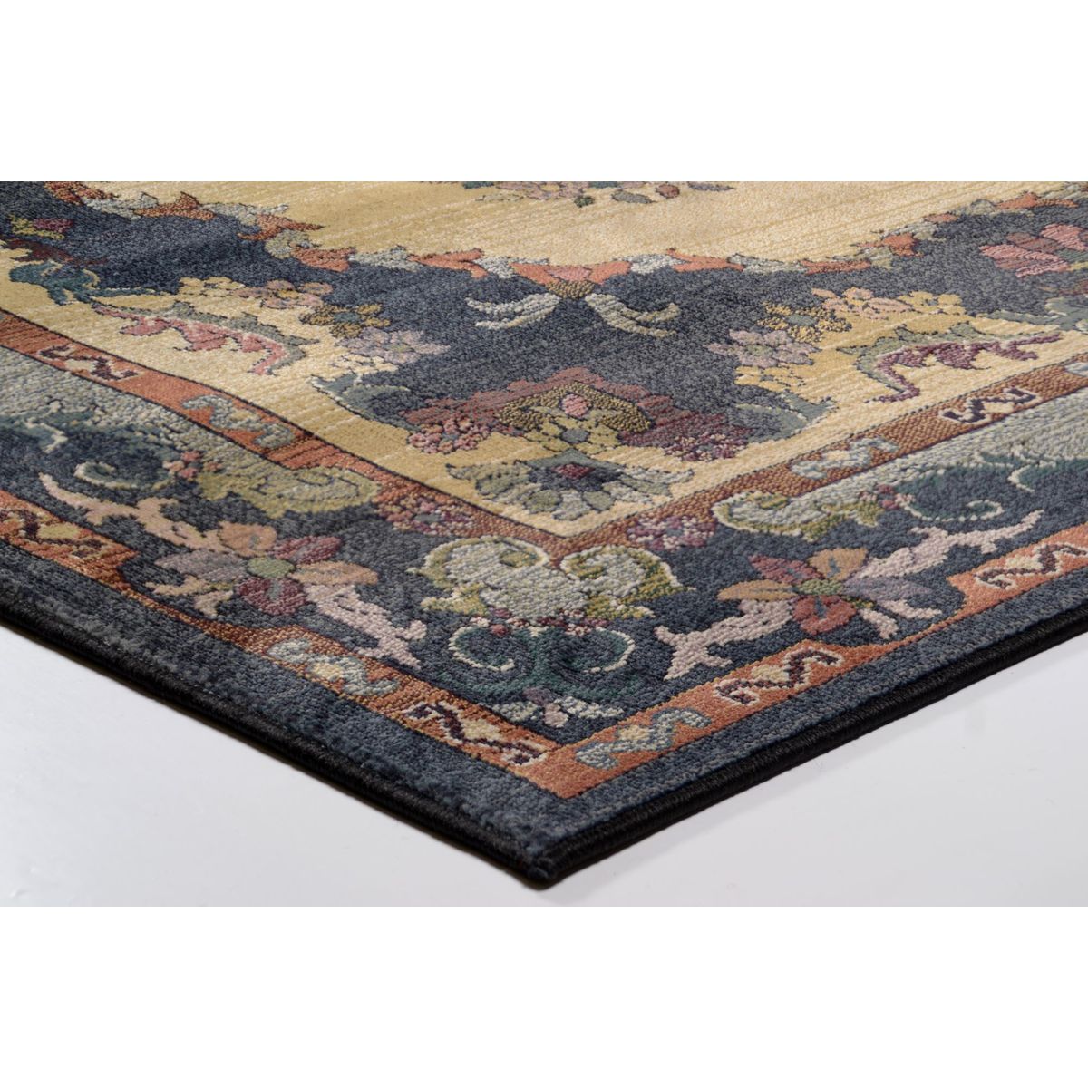 Tapis de salon - GABIRO bleu, THEKO