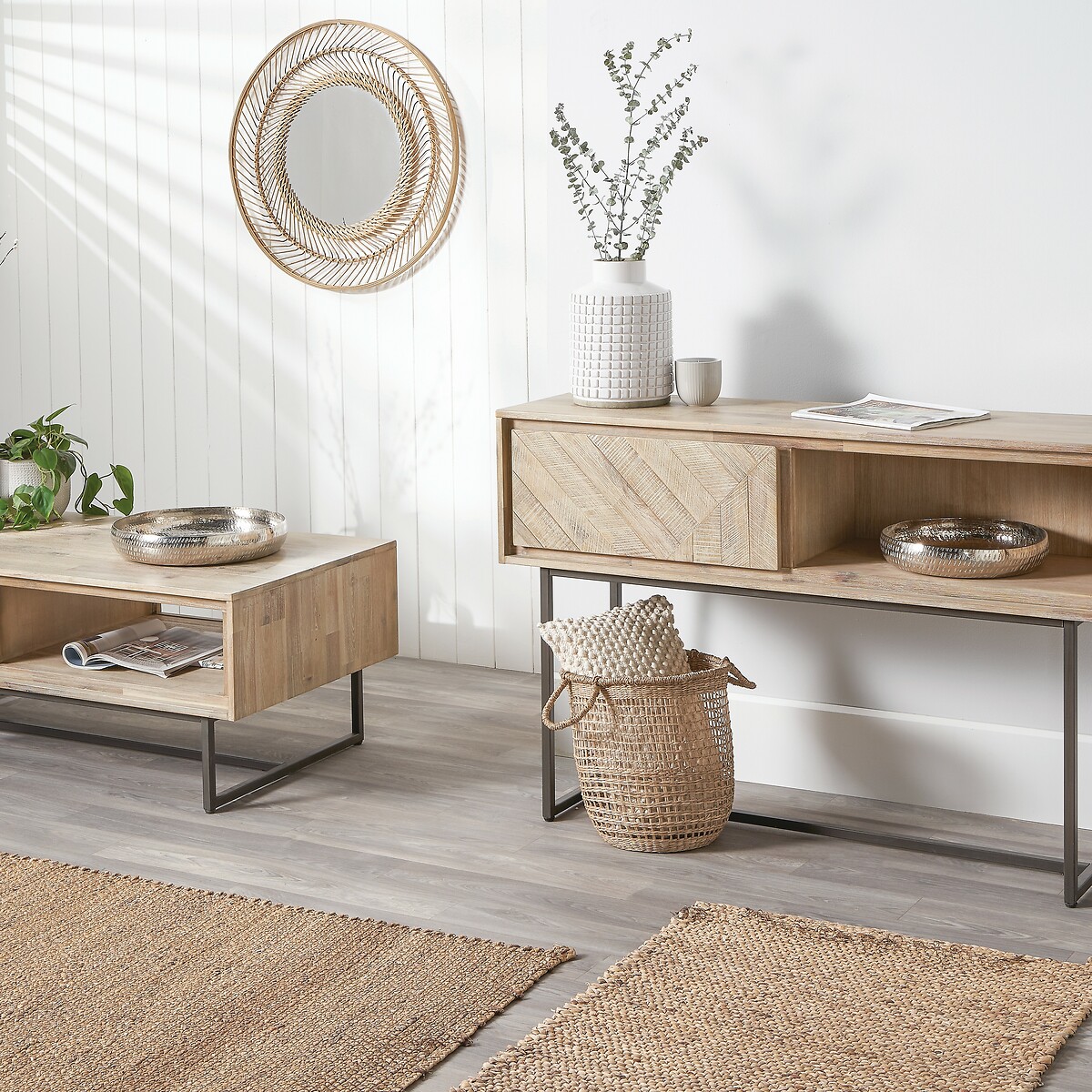 Marea Sand Wash Console Table acacia, ÉDITÉ