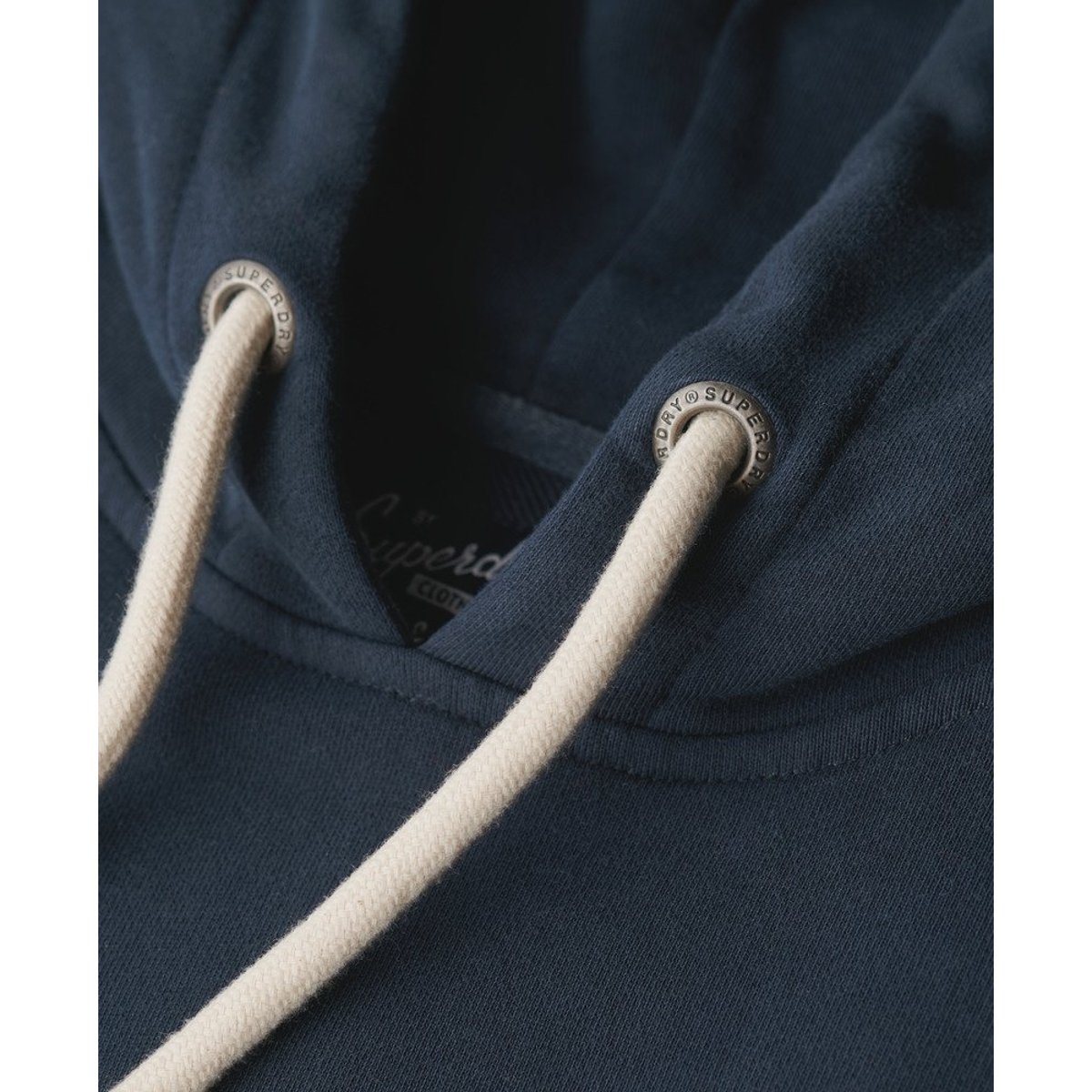 Sweat à capuche Workwear à motif floqué sur la poitrine bleu marine éclipse, SUPERDRY