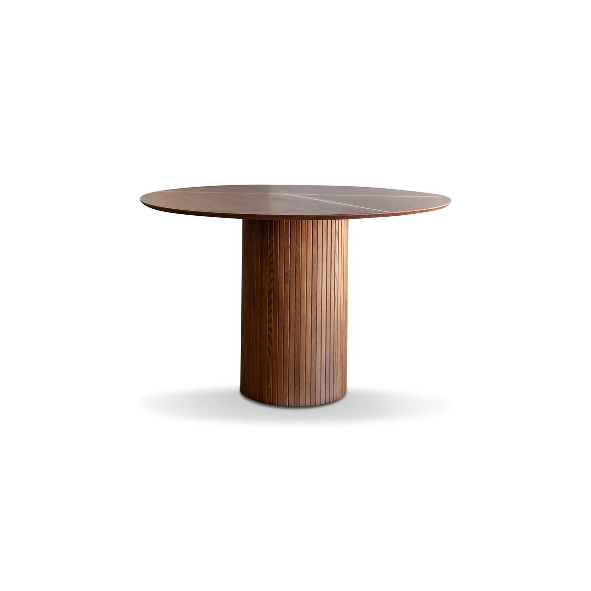 Table à manger 6 couverts LIGNA marron foncé, PRODUIT INTERIEUR BRUT