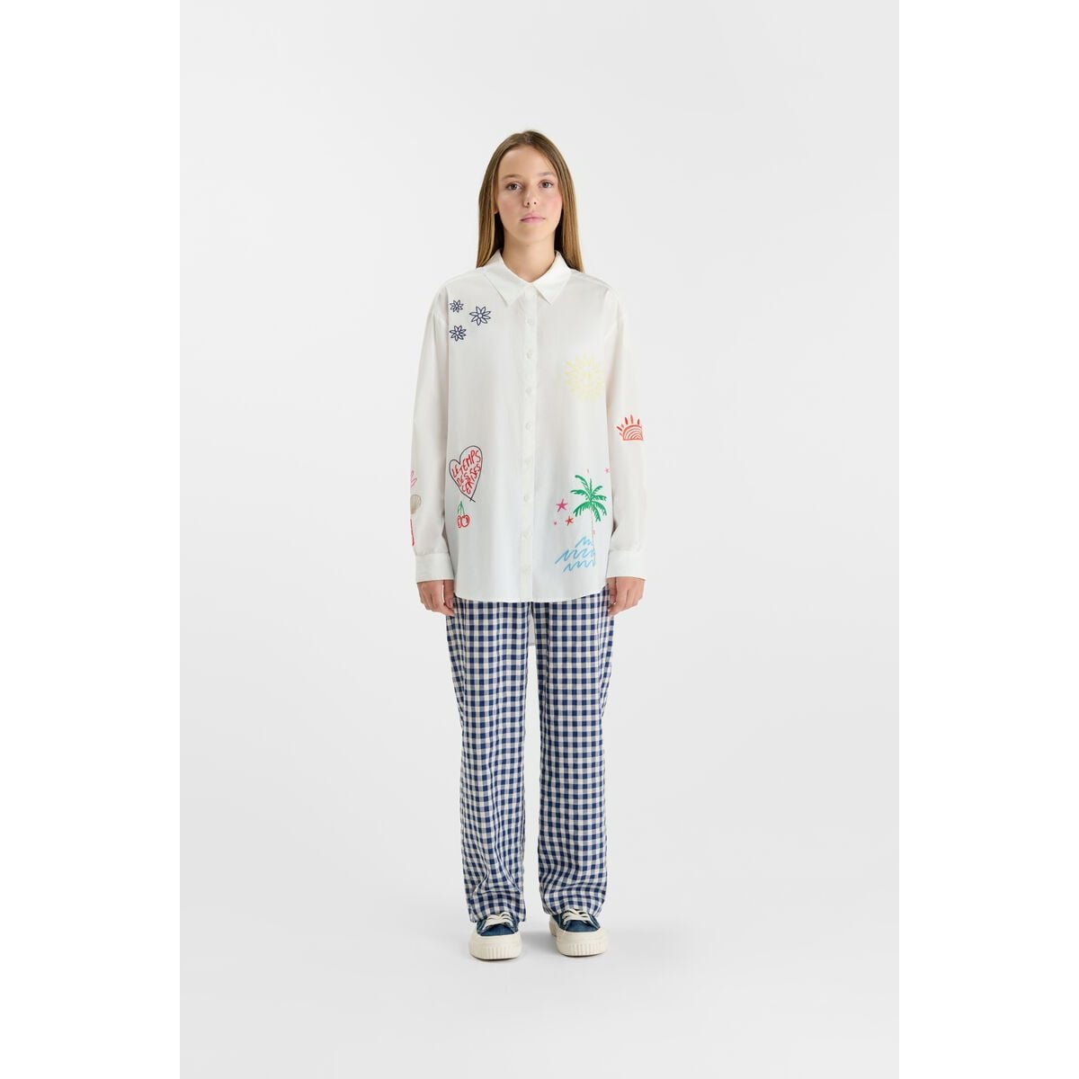 Chemise ROUKIGI white, LE TEMPS DES CERISES