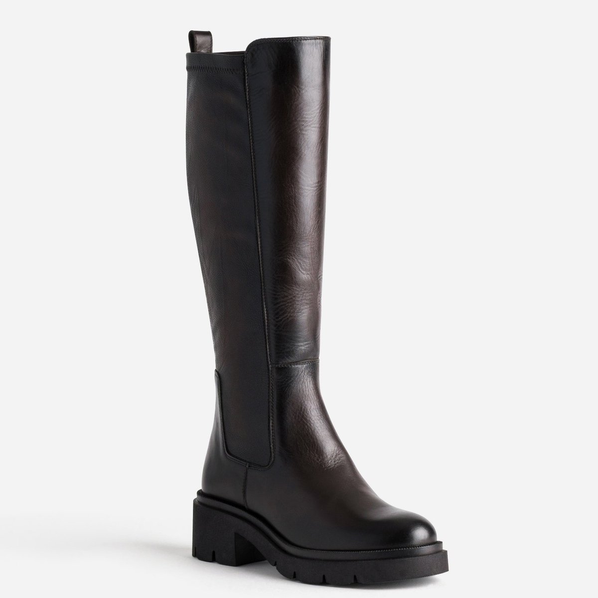 Botte À Talon en cuir MAELI marron, ERAM