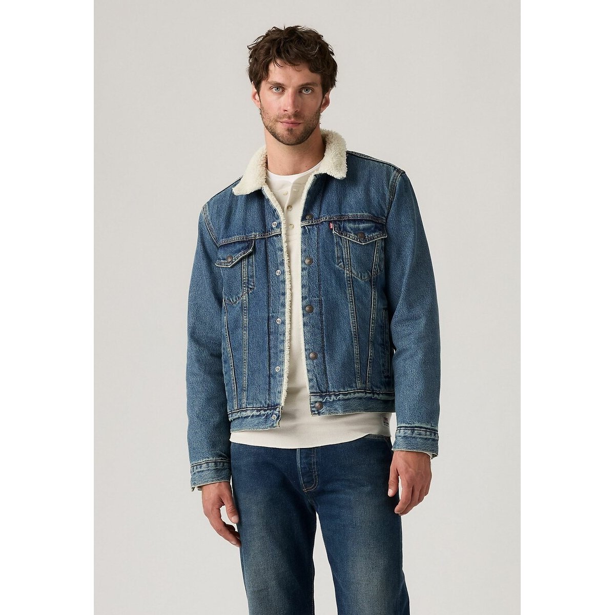 Veste en jean doublée Sherpa in the morning sherpa trk, LEVI'S