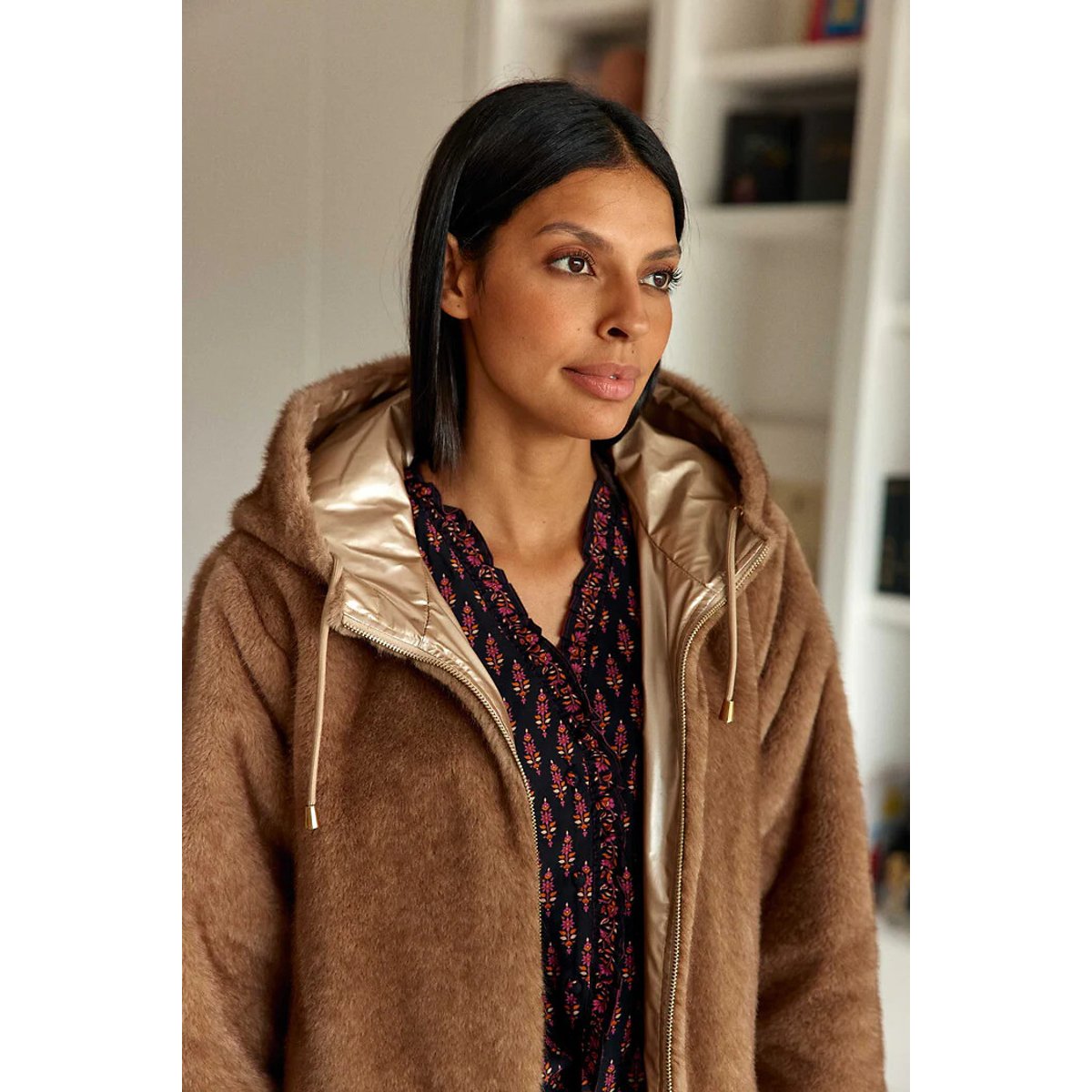 Nainy Reversible Windbreaker taupe, LA PETITE ETOILE