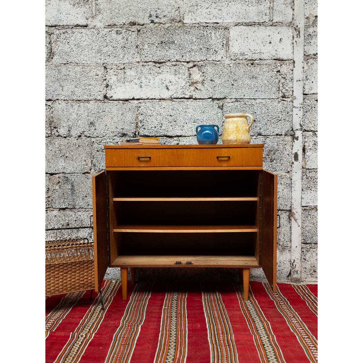 Commode élégante Olga N°711 - Bon état bois clair, DEBONGOUT