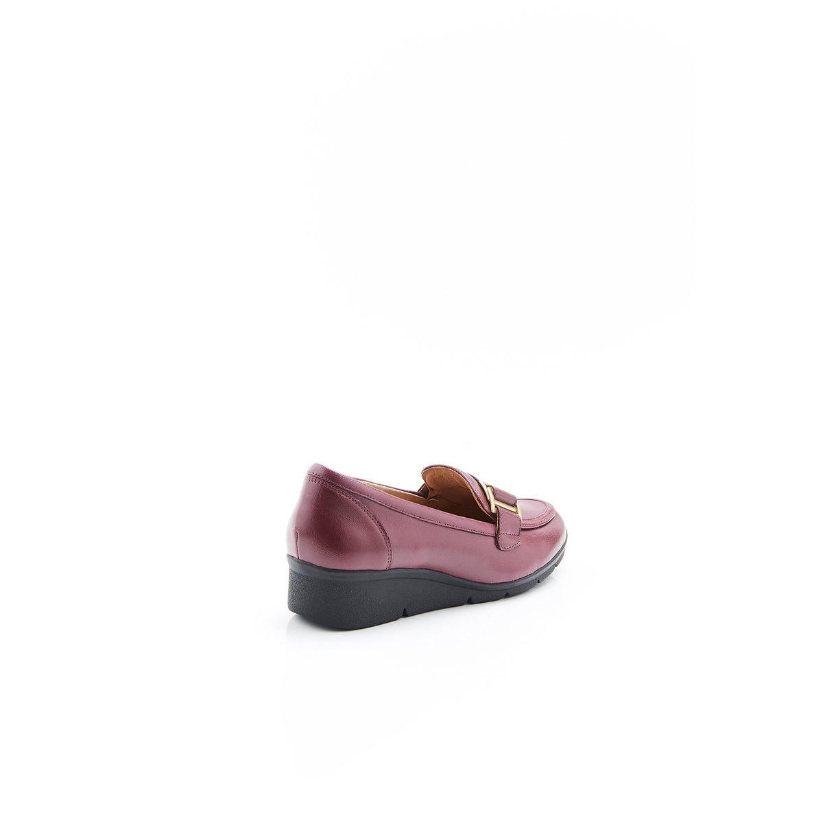 Mocassins compensés Amortyl rouge bordeaux, DAMART