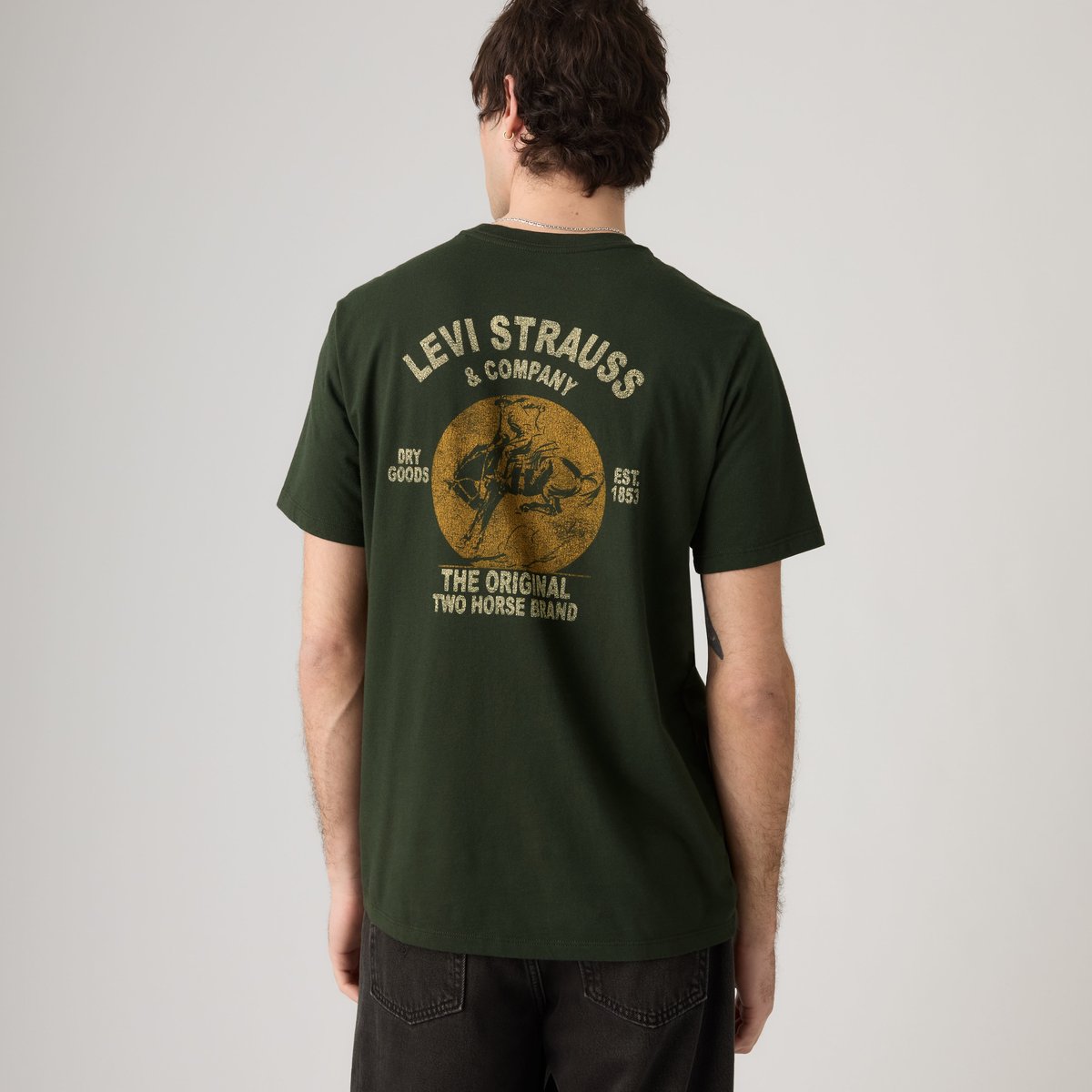 T-shirt graphique Classic vert - ls dry goods 1.1 rosin, LEVI'S
