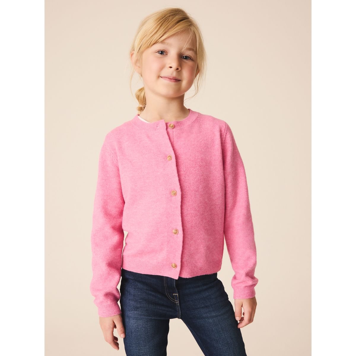 Cardigan en tricot rose, NEXT