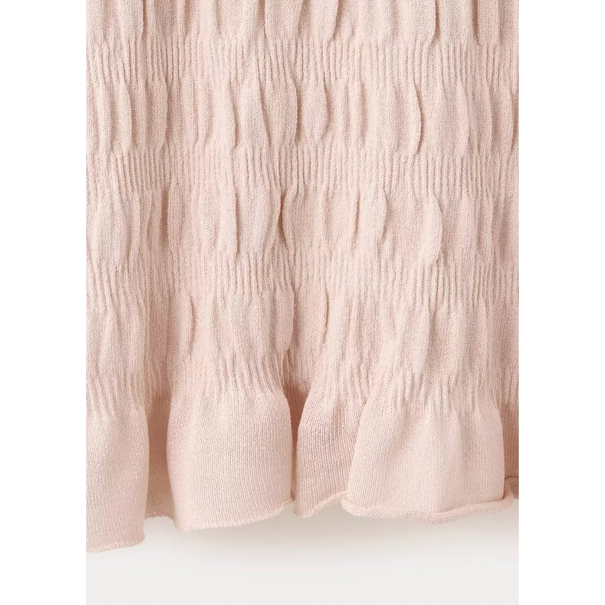 Pull en maille fine froncé rose pastel, MANGO TEEN