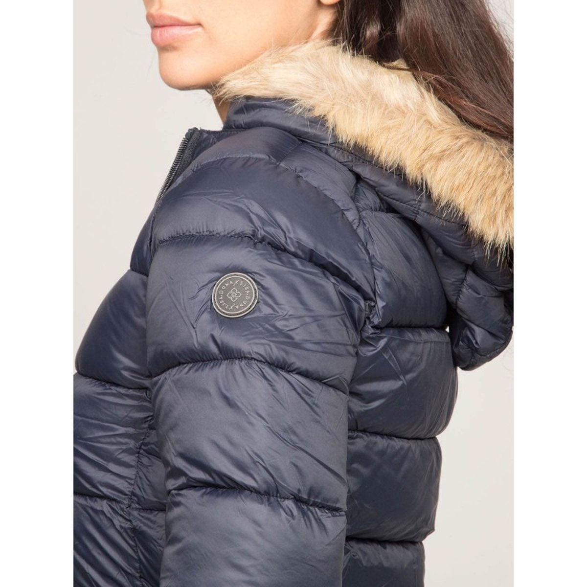 Doudoune Légère Capuche Ubexy bleu marine, DONA LISA
