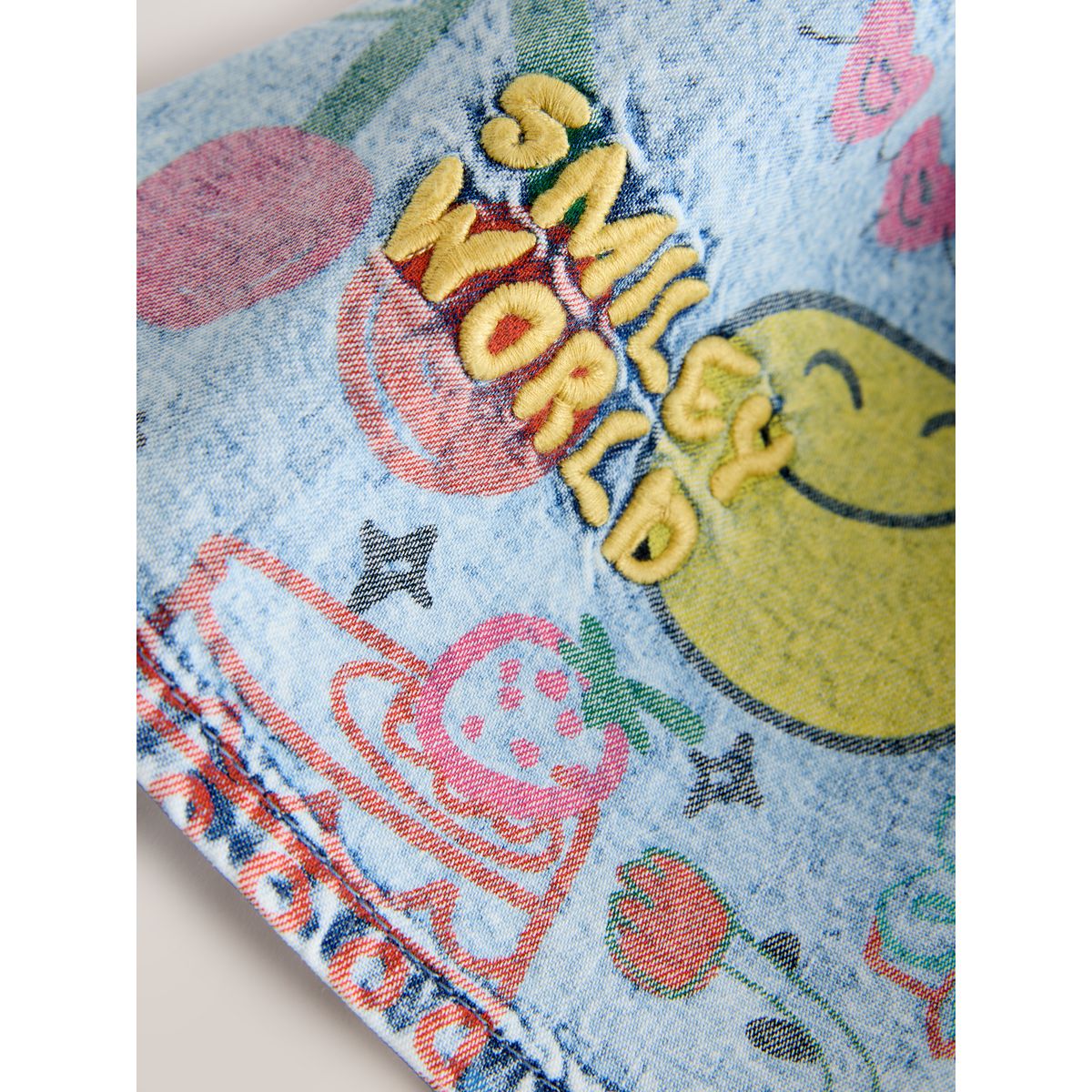Robe boutonnée à motif smiley jena bleu, NEXT
