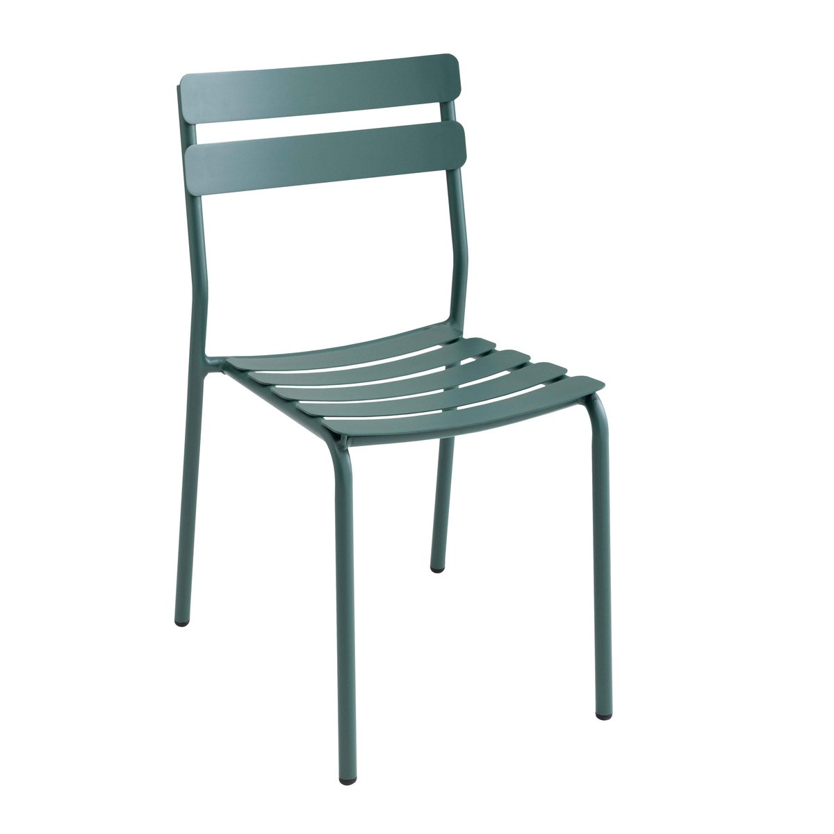 Chaise de jardin en aluminium, ALMADA vert foncé, OVIALA