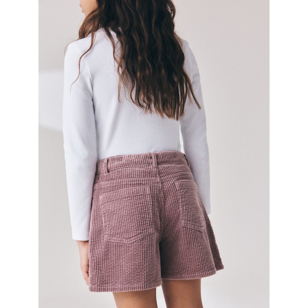 Jupe-short portefeuille cordon rose, NEXT
