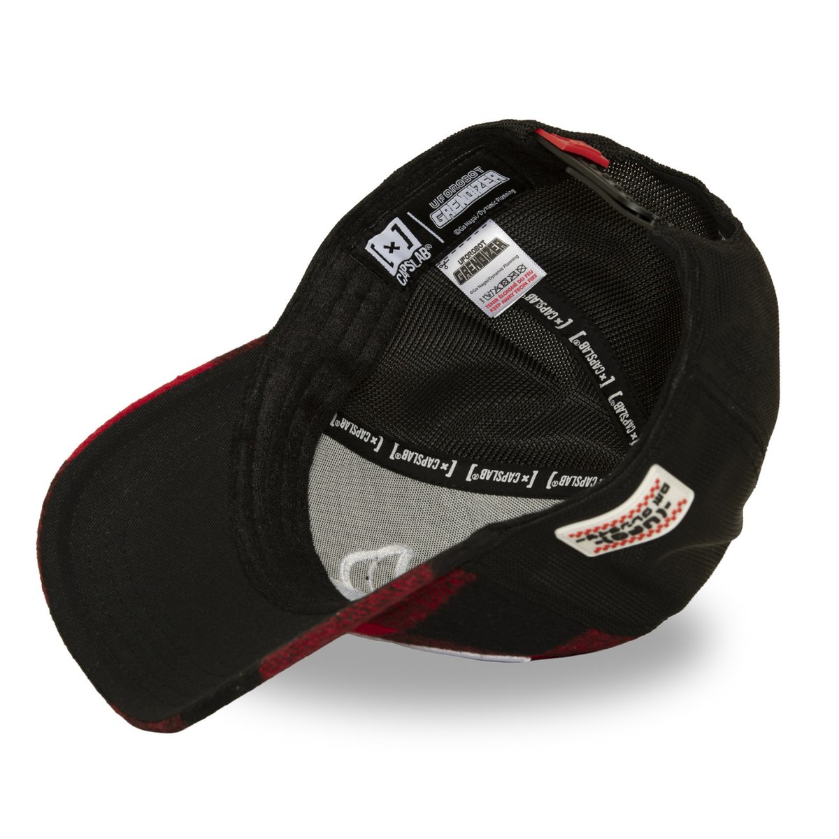 Casquette trucker Goldorak noir/rouge/blanc, CAPSLAB