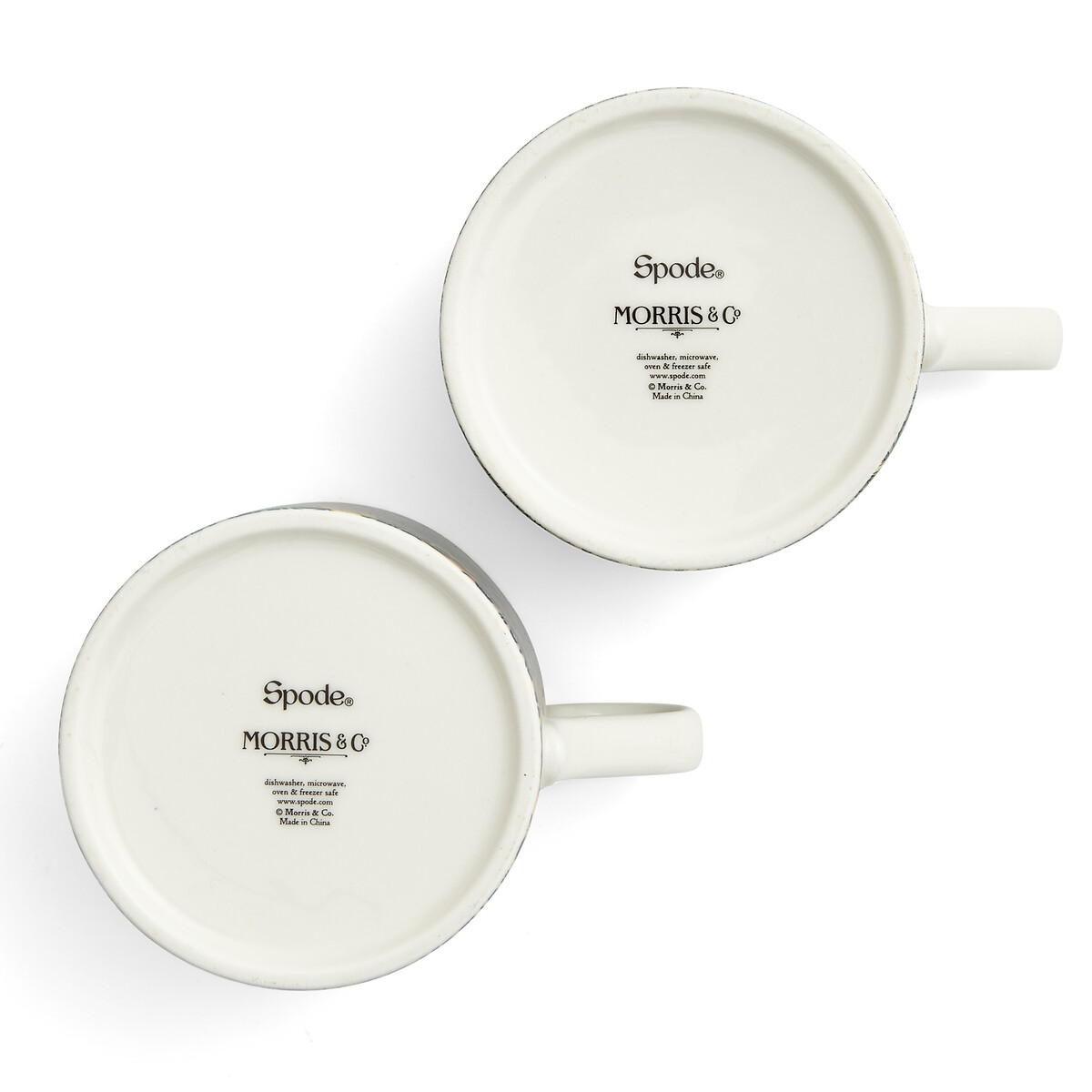 Set of 2 Morris & Co. Seaweed Mugs blue, MORRIS & CO.