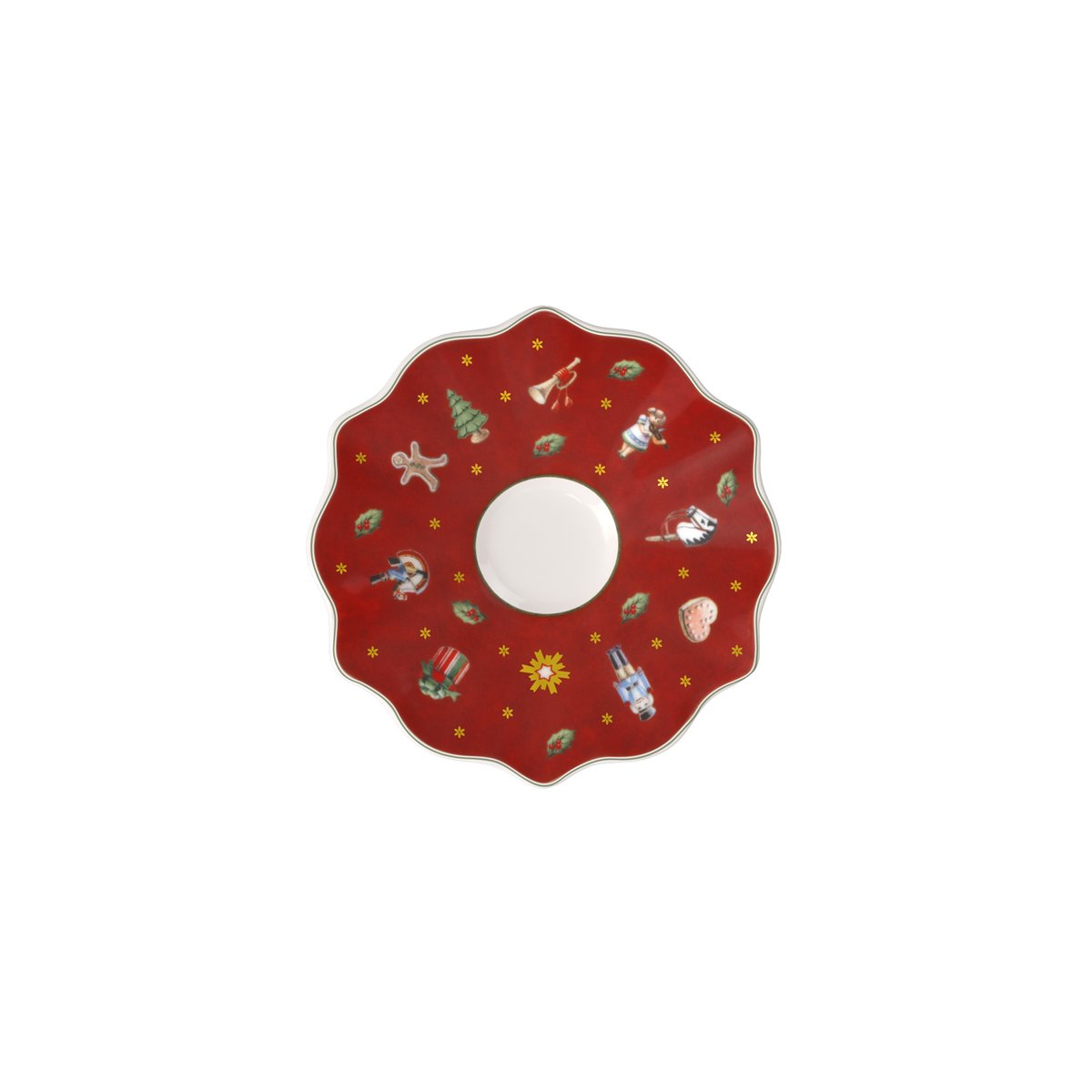 Soucoupe Tasse Moka TOY'S DELIGHT rouge, VILLEROY & BOCH
