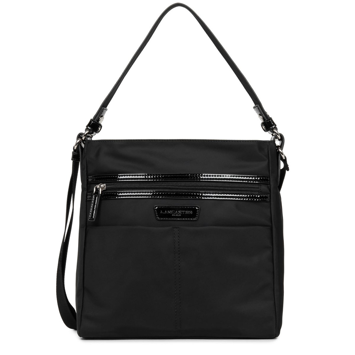 Sac besace BASIC VERNI noir, LANCASTER